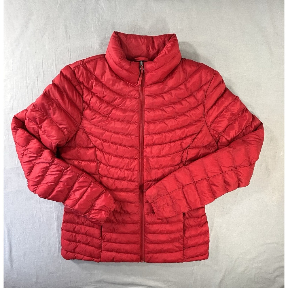 32 Degrees Heat Puffer Jacket Women's Small‎ Red Lightweight